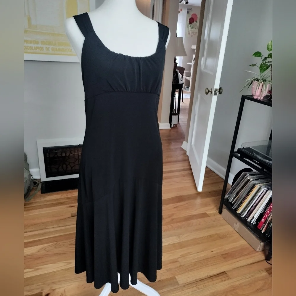 Michael Kors Elegant Little Black Sleeveless Dress